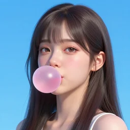 Bella ragazza, bubblegum, visualartzi, korean, and blue image, concept art by Karla Ortiz, James Paick, Krenz Cushart, highly detailed, ultra detailed, ultra realistic, trending on artstation, cgstudio