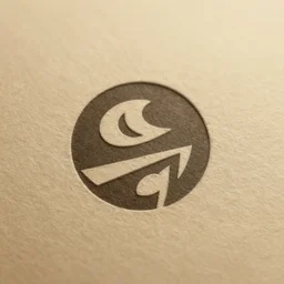 the modern logo symbol on ancient paper, close up photo, ultra realistic, studio photo, bokeh, 4 k, hd, centered