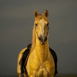 toilet atop a yellow horse, moody lighting, romantic, 4 k