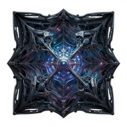 a hightech psytrance album covervdesigned by rustypsyfly fir blackout records