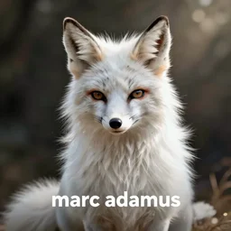 white fox anthro girl picture taken by marc adamus