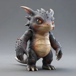 3 d render of a creature