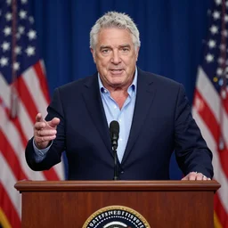 President Guy Fieri giving State of the Union Address, press photo