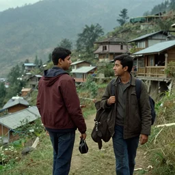 a film still from the darjeeling limited ( 2 0 0 7 )