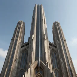 3 d sculpt coruscant art deco cathedral architecture tron a thick futurist brutalist scifi tower edged weapon angular, warhmmer 4 0 k, lotr, star wars, ilm, beeple, star citizen, halo, mass effect, starship troopers, elysium, the expanse, high tech industrial, artstation unreal, 8 k, 4 k, hd
