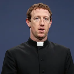 mark zuckerberg as a priest