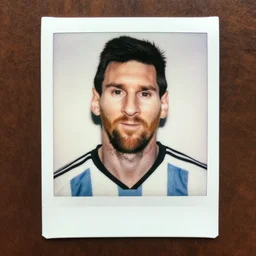 lionel messi mugshot, polaroid