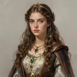 annasophia robb as gaulish princess, highly detailed, digital painting, artstation, concept art, sharp focus, illustration, art by gaston bussiere, aleksi briclot