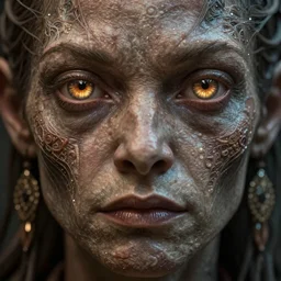 Ctulhu world, reflections, focus, detailed, realistic eyes, symmetric body features proportions, golden ratio face, intricate facial skin details, award winning, trending in cgsociety artstation deviant art, octane render, boris Vallejo and Tom Bagshaw