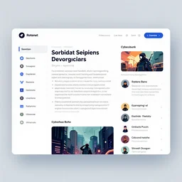 cyberpunk, excellent ux or managing complex workflows, website design, high detail concept art