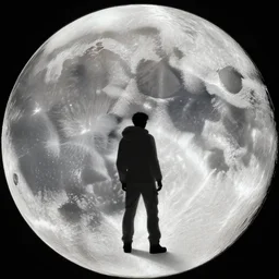 lone wanderer on the moon, extremely detailed, sharp focus, wide view, full body pose, smooth, digital illustration, by james jean, by rossdraws, frank franzzeta, mcbess, sakimichan, brosmin, danton fadeev, steve simpson