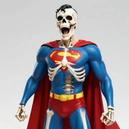 Superman >yelling<<<< skeleton
