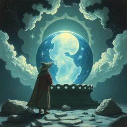 album cover of wizard's crystal ball by akihiko yoshida