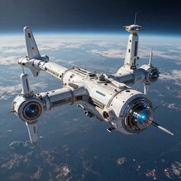 futuristic space station by Maciej Rebisz, exquisitely detailed, 4k ultra, trending on artstation