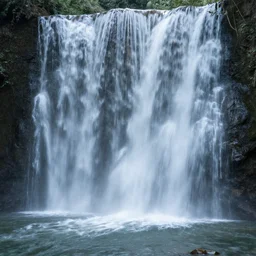 a tranquil waterfall