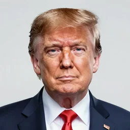 art portrait of Donald Trump,8k,by tristan eaton,Stanley Artgermm,Tom Bagshaw,Greg Rutkowski,Carne Griffiths,trending on DeviantArt,face enhance,hyper detailed,minimalist,cybernetic, android, blade runner,full of colour,