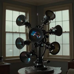 screenshot of where all the secrets of the universe exist, 1990s psychological thriller by Stanely Kubrick film, color, anamorphic lenses, detailed, sunlit windows, moody cinematography