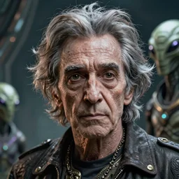 2 0 7 0 rick sanchez portrait in the background alien dimension : : photorealistic sci - fi detailed intricate face details ultradetailed ultra - realistic by hieronymus bosch