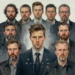 higgs monaghan from death stranding portrait, style by simon bisley, ismail inceoglu, wadim kashin, filip hodas, benedick bana, and andrew atroshenko.
