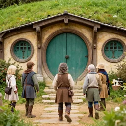 hobbit mosh pit, detailed, sony a 7 r, photorealistic