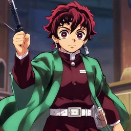 luke skywalker in demon slayer anime style by ufotable, and koyoharu gotoge
