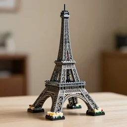 mark zuckerberg collects lego eiffel tower, soft light, realism, maximum detail, high quality, good style study, depth of field, focus,