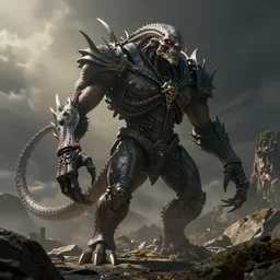 Galactus in the style of H. R. Giger