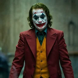 dwayne johnson as the joker, movie still