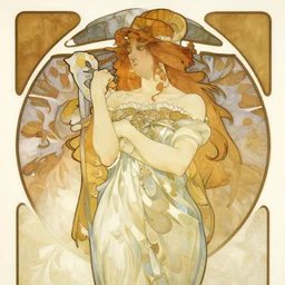 greg rutkowski, alphonse mucha