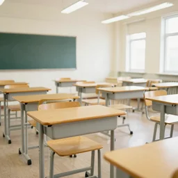 photo of an empty classroom