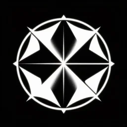logo vector art, black background, illustrator, designed by tom geismar, graphic design, ( symmetrical ) geometry, adobe, golden ratio, art by - ratio
