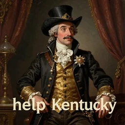“help Kentucky” Realistic, Regal, Refined, Detailed Digital Art, Michael Cheval, Walt Disney (1937), François Boucher, Oil Painting, Steampunk, Highly Detailed, Cinematic Lighting, Unreal Engine, 8k