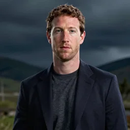 a screenshot of mark zuckerberg as neo in the matrix