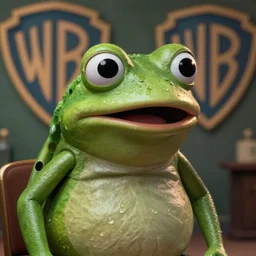 dramatic pepe frog in the frame of a cult thriller film, high quality, hd, 4 k, warner, hbo, cinema frame, screenshot