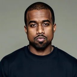 a portrait of kanye west in the style of lisa frank,