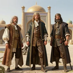 1 8 th century persia, realistic detailed digital art by maxwell boas jessica rossier christian dimitrov anton fadeev trending on artstation cgsociety rendered in unreal engine 4 k hq