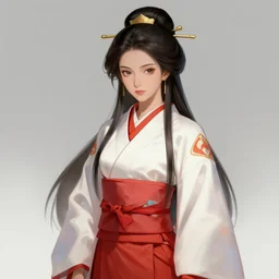 shrine maiden miko, digital painting, artstation, concept art, smooth, sharp focus, illustration, art by artgerm and greg rutkowski, alphonse mucha, boris vallejo, george doutsiopoulos
