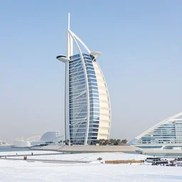 snowy Dubai