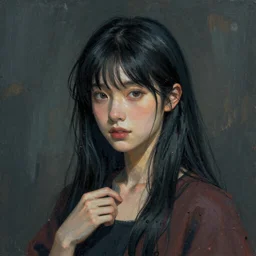 a girl, art of Hiten
