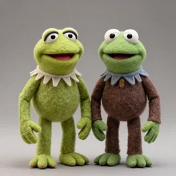 a still of muppets in interstellar ( 2 0 1 4 ). highly detailed felt. hyper real photo. 4 k.