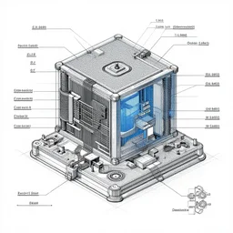 Very detailed functional quantum computer blueprint