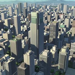 a detailed matte painting of near-future Tokyo city from the makoto shinkai anime film kimi no ka wa, a city and highrise buildings, official art, cinematic view, HD wallpaper