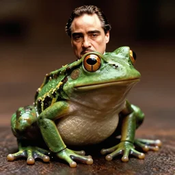 cermet the frog still image from the god father instead of marlon brando