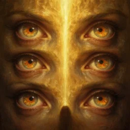 epic professional digital art of hungry eyes, radiant golden atmospheric lighting, painted, intricate, foreboding, eerie, detailed, by leesha hannigan, wayne haag, reyna rochin, ignacio fernandez rios, mark ryden, van herpen, best on artstation, cgsociety, epic, stunning, gorgeous, much wow, much detail, cinematic, masterpiece