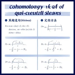 cohomology of quasi - coherent sheaves