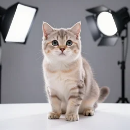 photo still of transdimensional kitten, 8 k, studio lighting bright ambient lighting key light, 8 5 mm f 1. 8
