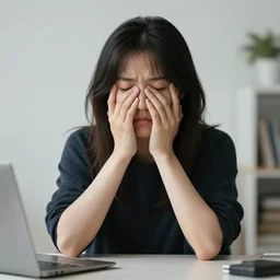 person addicted to al image generation