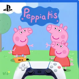 peppa pig fps shooter cover art for playstation 5