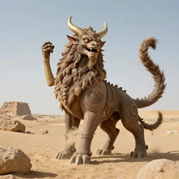 mythical monster from a culture in an arid region