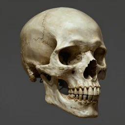 concept art of armored skull by jama jurabaev, matte painting, realistic,
